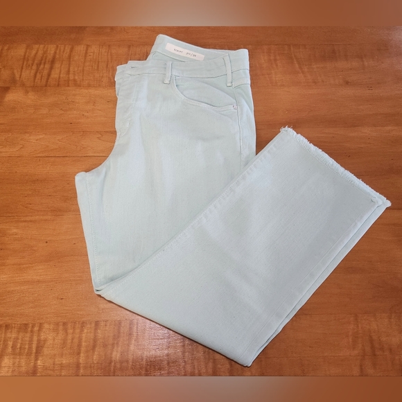 Pilcro and the Letterpress Denim - Pilcro and the Letterpress Anthropologie Script Frayed Cropped Jeans Size 32